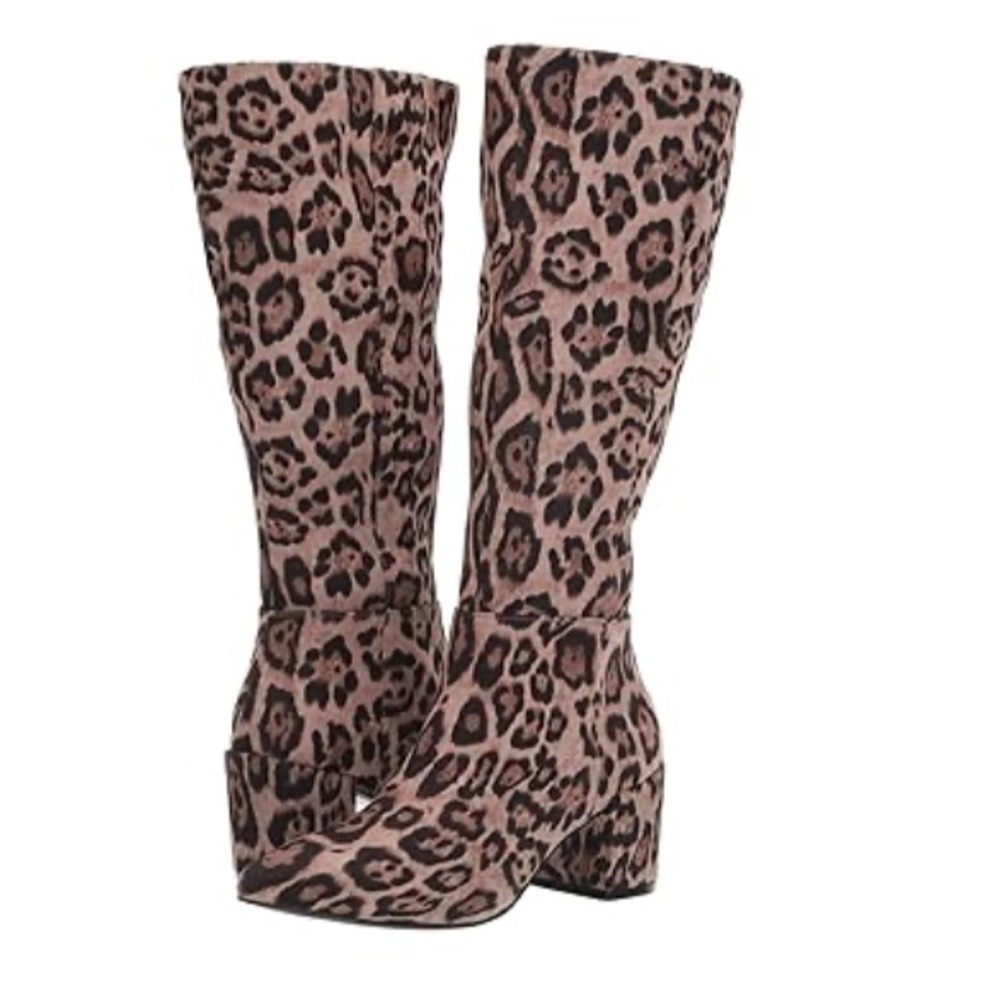 Charles by Charles David  harbor Leopard Print Knee-High Boots size 6.5